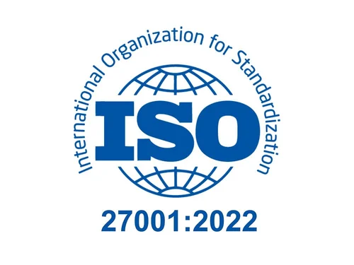 ISO 27001:2022 certified